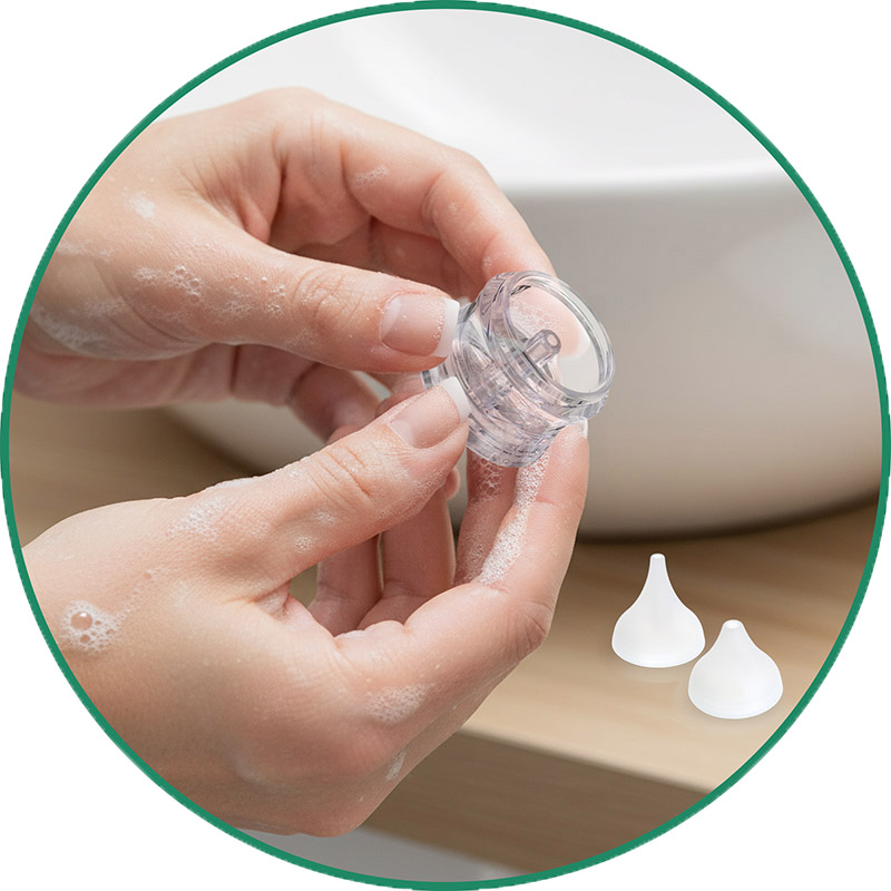 praktický odsávač hlenů